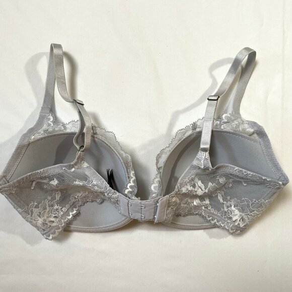 Natori Devotion Contour Undewire Padded Bra 34DD Mink White Lace - Picture 4 of 13